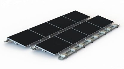 Systém kotvení PB-III pro solární panely na plochou střechu
